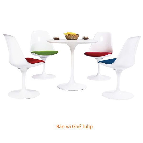 bàn và ghế Tulip